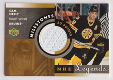 2001-02 Upper Deck Legends Milestones Cam Neely Boston Bruins 