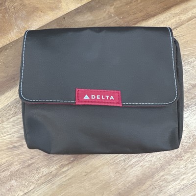 Delta Airlines First Class Amenities Bag Passport Wallet Folio Travel Purse
