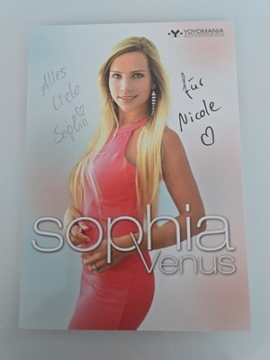SOPHIA VENUS Autogramm Signiert Original Autogrammkarte Autograph Signed 