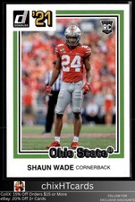 Shaun Wade 2021 Panini Chronicles Draft Picks #29 Ohio State Buckeyes