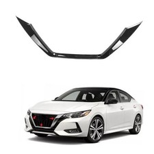 Front Grill Frame Cover Trim 3PCS For Nissan Altima 2019 2020 2021 Gloss Black