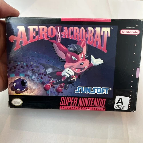 Aero the Acro-Bat Nintendo SNES CIB Tested