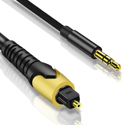 Optischer Audio Adapter Toslink auf 3,5mm Klinke Digital zu Analog 1m Kabel