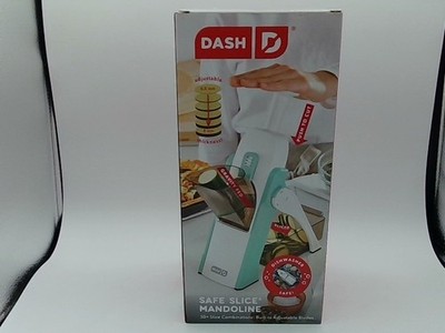 DASH Safe Slice Mandoline For Vegetables - Aqua - Slicer Kitchen Gift Idea