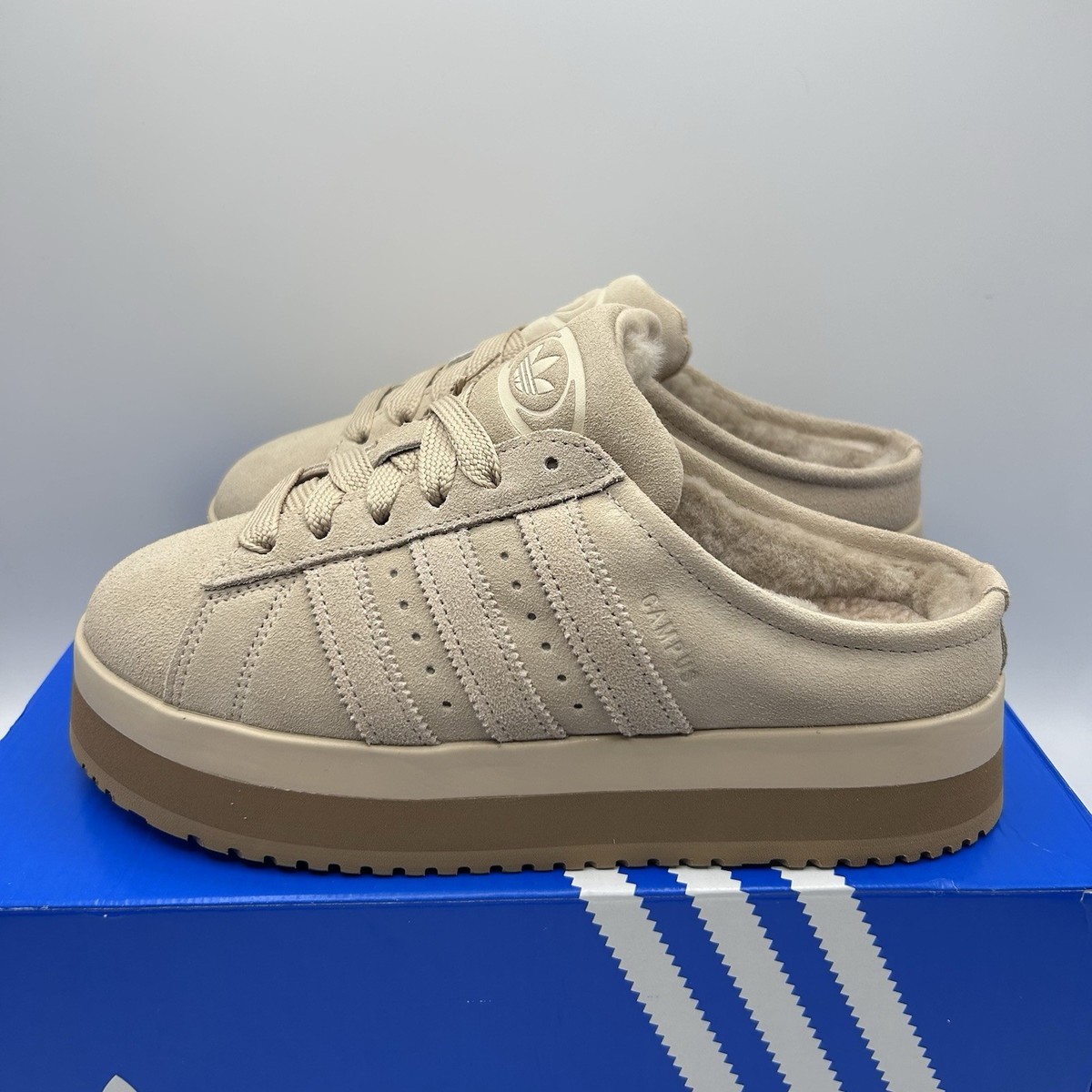 Size 8.5W - NEW adidas Campus 00s Winter Low Magic Beige Gum Brown
