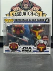 Funko Pop! Star Wars: Darth Maul & Gar Saxon #2Pack Item# 74086 w/ Protector