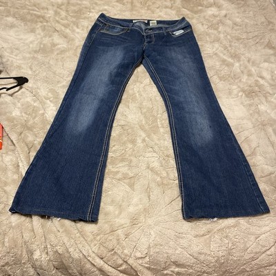 Y2k Paris Blues Soulmate Blue Boot Flare Jeans Size 11 Boho Hippie 