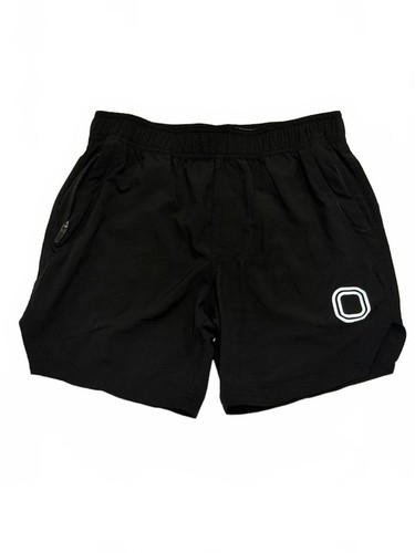 Overtime Melo Performance Shorts Black w/ Reflective Logo Boys Youth Large