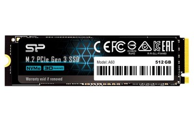 512 GB Silicon Power P34A60 NVMe M.2 PCIe Gen3x4 2280 SSD Solid-State-Laufwerk