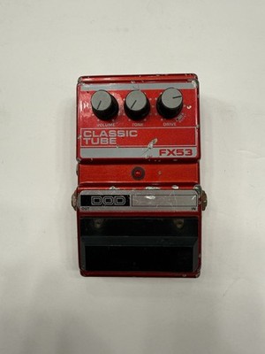 DOD Digitech FX53 Classic Tube Overdrive Vintage Guitar Effect Pedal *READ*