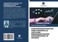 Basil Aondoaver Adule | EigentÜMerstruktur UND Finanzielle Leistung...