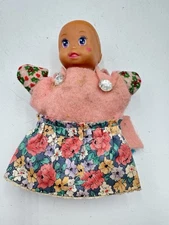 Vtg 1993 McDonald’s Magic Nursery Baby Girl Doll 5" Pink Holly Hearts Mattel