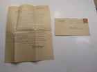 Military Letter 1932 Fort Sam Houston Texas Major Frank Halsey Port Arthur WW1
