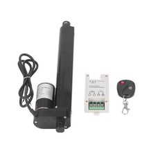 Black Electric Linear Actuator IP65 1000N Metal Gear Motor Massage Chair Linear