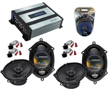 HA-R68 Ford Ranger 98-11 5x7 6x8" 225W, 800W Speaker Sub Amp & 10 Gauge Amp Kit