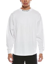 Palm Angels Doubled Logo Over T-Shirt Men's