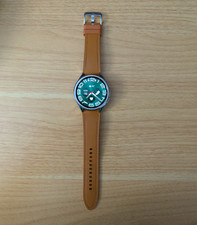 Samsung Galaxy Watch6 Classic 47mm Stainless Steel Case - Silver/Brown Band