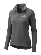 The North Face Womens Glacier Black Fleece 1/4 Zip Pullover Top Size M