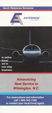 Enterprise Airlines timetable 1990/06/03