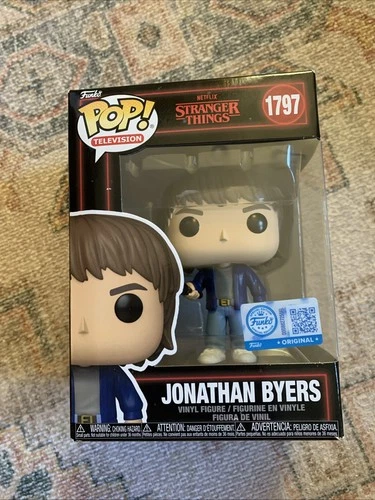 Funko Pop Stranger Things Jonathan Byers 1797 (slightly Damaged Box)
