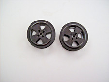 2 OLD STYLE SLOTTED METAL RIBBON SPOOLS FOR PORTABLE TYPEWRITERS thumbnail