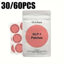 30/60PCS Upgraded Weight-Loss GLP-1 Patches for Unisex Body Slimming Patches US