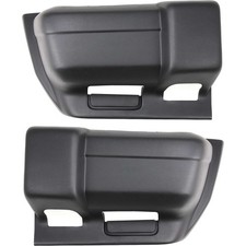 Bumper End Cap Set For 1997-01 Jeep Cherokee Front Textured 5dy40dx9 5dy41dx9ac