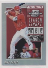 2019 Panini Chronicles Contenders Optic Holo Prizm Mike Trout #8 0b3