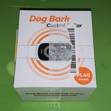 New 2 pack Dog Bark Control Collar PL40 - Black