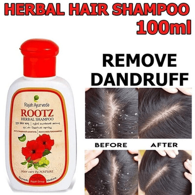 Rajah Ayurveda Rootz Shampoo for Anti Hair Fall & Dandruff Control - 100 ml