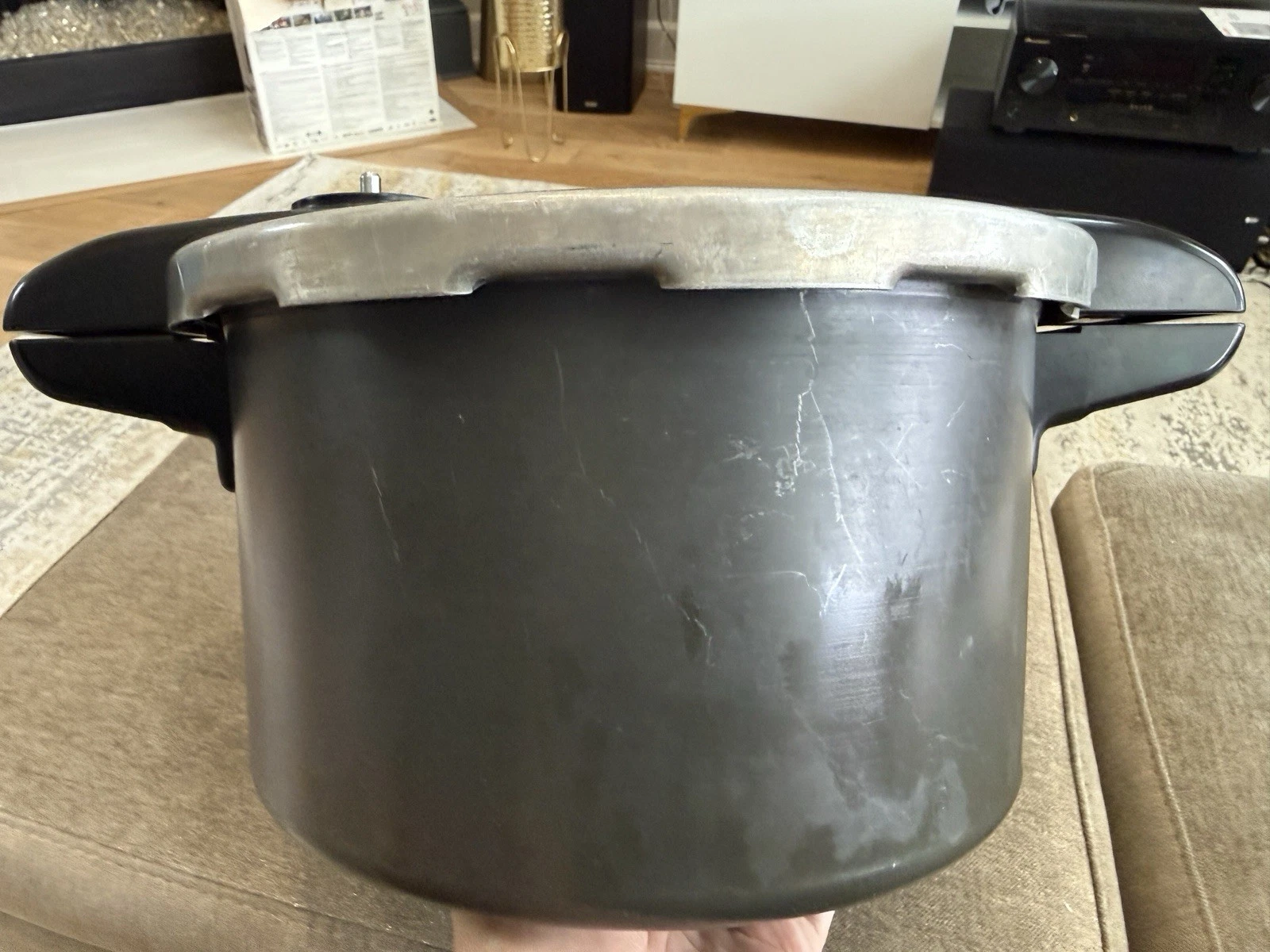 Presto Hard Anodized 8 Quart Pressure Cooker Model 01283