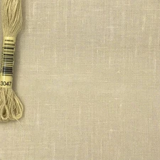 Wichelt 40 Count Champagne 100% Linen made in Denmark cross stitch samplers