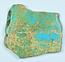 Lastra turchese cresta blu naturale non trattata 213,40 ct certificata pietra preziosa sfusa