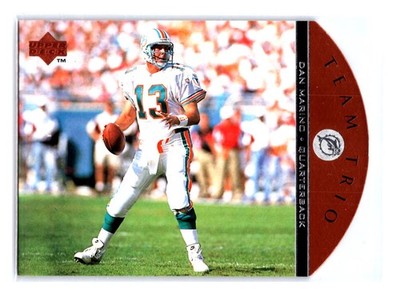 Dan Marino 1996 Upper Deck Team Trio #TT11 Miami Dolphins