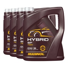 MANNOL Hybrid SP SAE 0W-16 Motoröl, API SP RC, Honda, Nissan, Toyota 20 Liter
