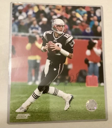 Tom Brady~Autographed 8x10 Photograph~Young Tom Brady