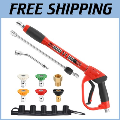 #ad Heavy Duty Pressure Washer Gun 4000 PSI M22 Fitting $66.02