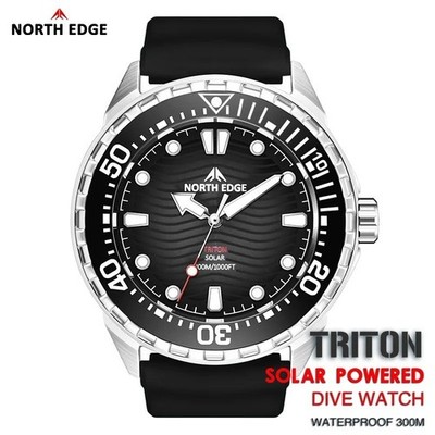 Luxus Quarz Herren Taucheruhr Edelstahlgehäuse 316L.