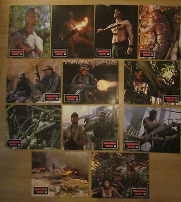 Aushangfotos * 11 AHF * Predator * EA 1987 * Arnold Schwarzenegger