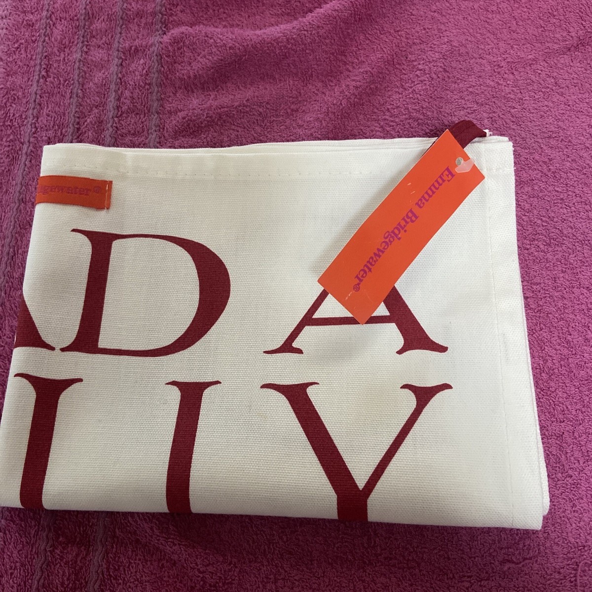 Rare Emma Bridgewater “Daniel Craig” Tea Towel BNWT UK