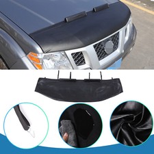 Pu Leather Car Bonnet Hood Bra Wind Bug Deflectors For Nissan Frontier 13-21 Us