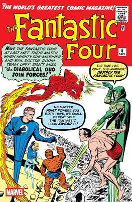 FANTASTIC FOUR #6 FACSIMILE EDITION FOIL (PRESALE 6/11/25)