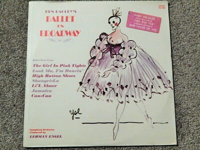 BALLET ON BROADWAY (NEWLY RECORDED SHOW MUSIC) (1980S) LP MINT Vinyl Record 