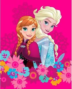 Disney Princess Frozen Elsa Anna Polar Fleece Blanket For Girls Throw Ebay