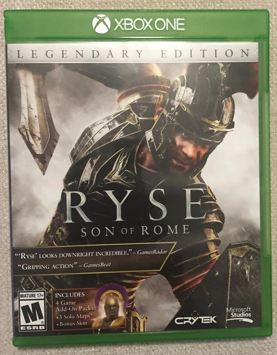 Ryse Son of Rome Xbox 1 game only eBay