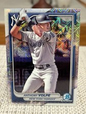 2024 Bowman Chrome Mega #76 Anthony Volpe (Mojo Refractor) New York Yankees