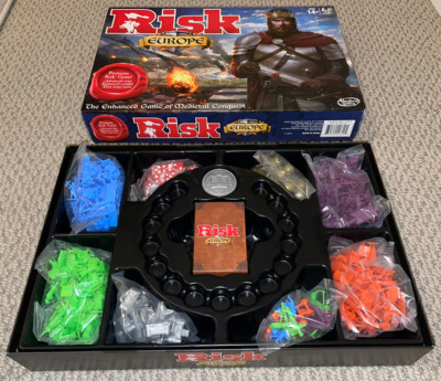 Risk Ebay Risk Europe | Hasbro Gaming | UNPUNCHED & PIECES SEALED! | eBay