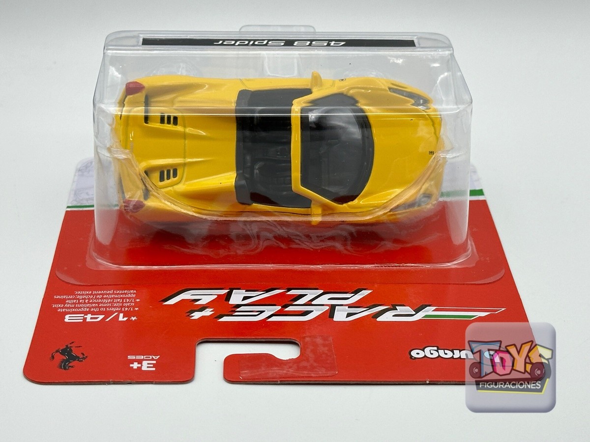 1:43 Burago Ferrari 458 Spider Yellow Race + Play 2024 | eBay 1:43 Burago Ferrari 458 Spider Yellow Race + Play 2024 | eBay