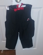 George Boys 3 Piece Dressy Suit Outfit Set Sz 4 Pants, Vest, bow