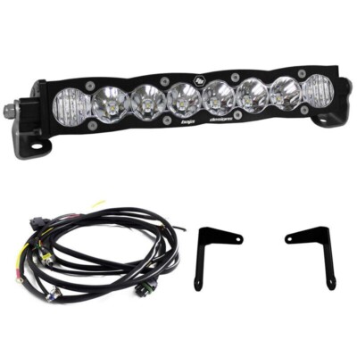 Baja Designs S8 10'' LED Light Bar Wire Harness Can-Am Maverick X3 Mount Kit